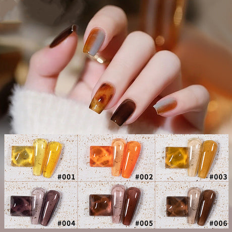 9 Colors Amber Set UV Gel Nail Polish